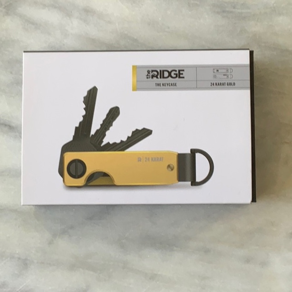 The Ridge 24 Karat Gold Key Case